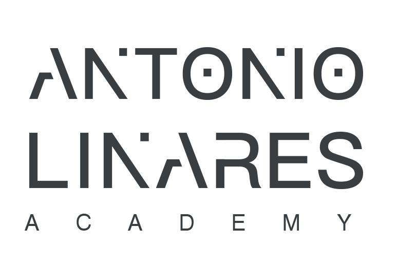 logotipo antonio liñares academy